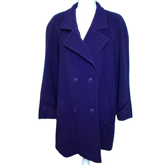 J. Percy for Marvin Richards Vintage Wool Trench Coat - Picture 1 of 3